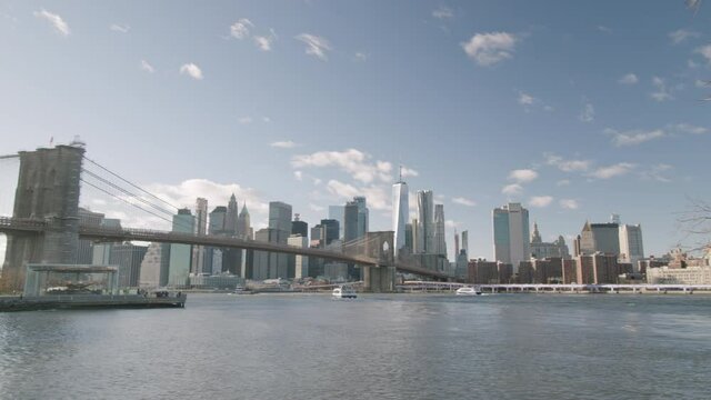 The Brooklyn Bridge New York City at Golden Hour
