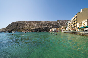 Xlendi Beach, Gozo Island, Malta