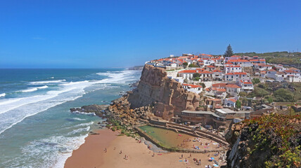 Aussicht über Azenhas do Mar, Portugal