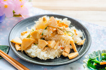 たけのこのおこわ