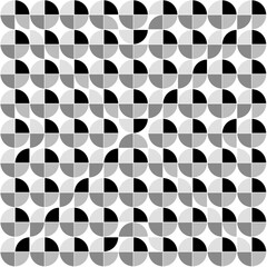 abstract black and white background with circles 2