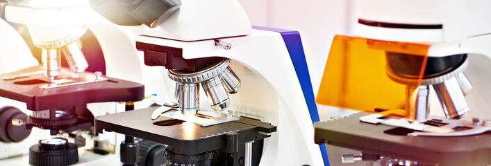 Stereo microscopes on display