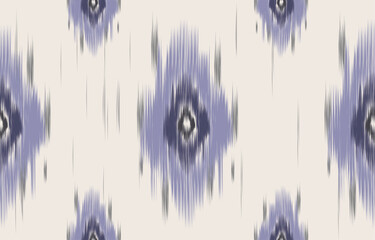 purple and white ikat seamless pattern ethnic oriental traditional style