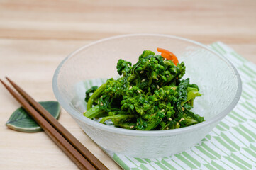 菜花のからし和え