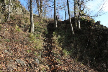 path in the mountains