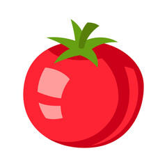 Illustration of stylized tomato.