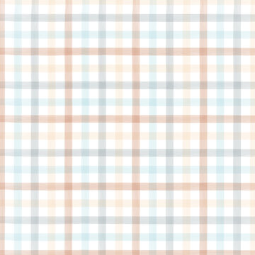 Pastel watercolor gingham pattern