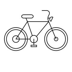 Bicycle icon vector