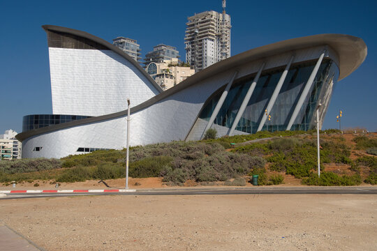 arts center, ashdod, photographed in Ashdod, Israel in October 2019.