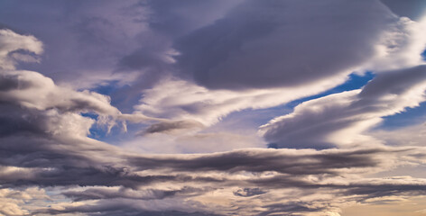 Dramatic cloudscape background great for sky replacement