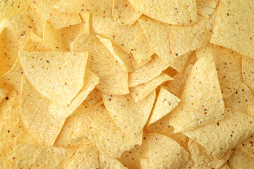 nacho corn chips seamless background