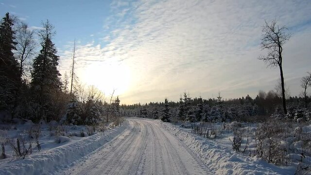 road in winter