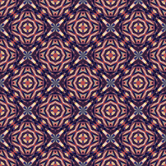 Geometric seamless pattern, ornament, abstract colorful background, fashion print, vector texture.