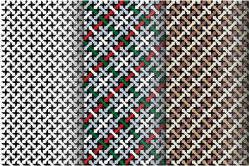 Set of repeating patterns in vector