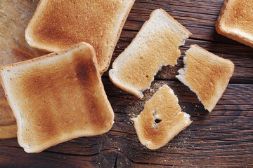 Grilled toasted bread