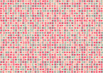 Abstract Geometric Pattern generative computational art illustration