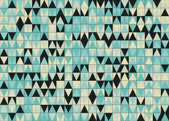 Abstract Geometric Pattern generative computational art illustration