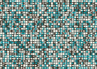 Abstract Geometric Pattern generative computational art illustration