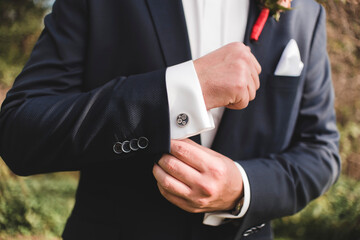 professional person groom technical cufflinks