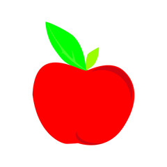 red apple illustration