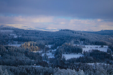 winter in the mountains