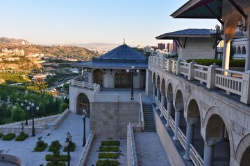 Beautiful new mosque in Ankara Turkey North Star (Kuzey Yildizi). Impressive city architecture 
