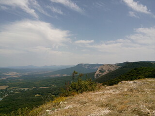 landscape with sky and clouds
