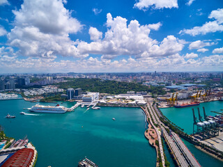 Aerial view of Radin Mas, Singapore