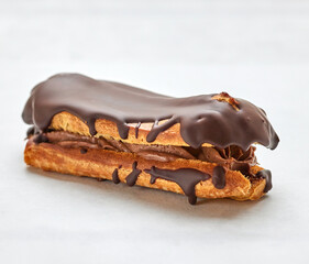 freshly baked eclair