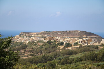 Fototapeta na wymiar Landscape around Xlendi bay, Gozo Island, Malta