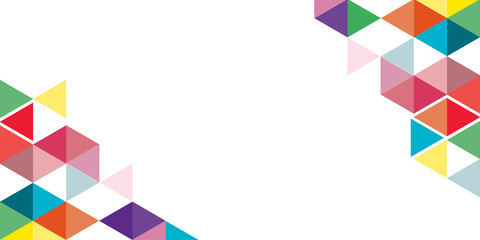 Abstract geometric design background template