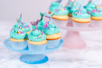 Mermaid cupcakes