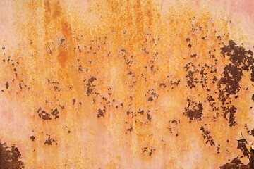 Rusty Metal Plate Texture Background.