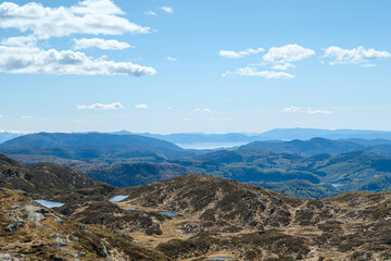 Mountains view from the peak