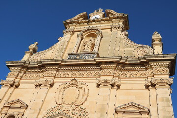 Obraz premium St Francis of Assisi, Church in Victoria, Gozo Malta