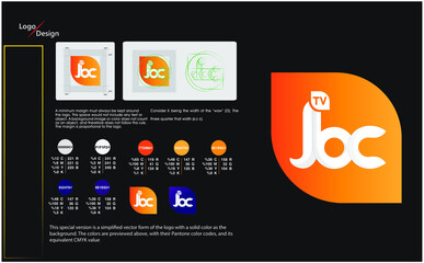 logo design. design logo for channel company. TV logo. modern logo