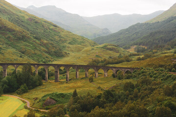 glennfynnan viaduct in Scotland