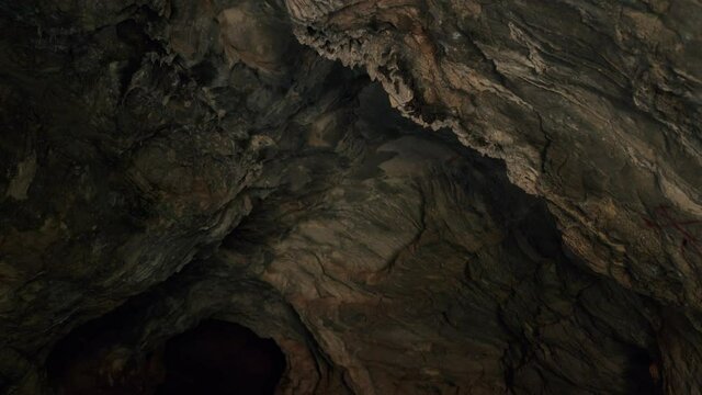 big Stalactite structure inside a cave