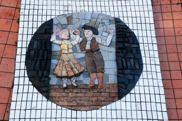Mosaic in the city of Bilbao