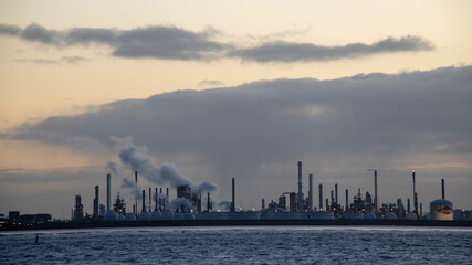 Naklejka premium smoke from the chimney