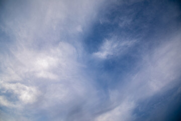 Obraz premium blue sky with white clouds - perfect for sky replacement