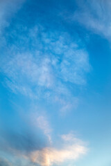 Obraz premium blue sky with white clouds - perfect for sky replacement