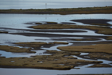 Beautiful landscape of western Iceland