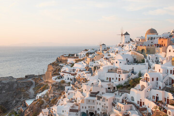 Fototapeta premium Oia village on Santorini, Greece