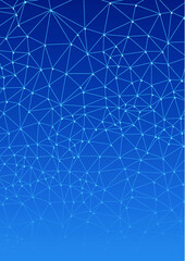 Blue Night Sky Like Background. Global Colors Used. Vector Design Element.