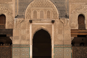 city gate bab el mansour in Morocco