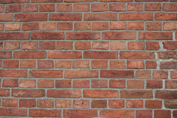 Fototapeta premium Brick wall of antique building. Full stone wall