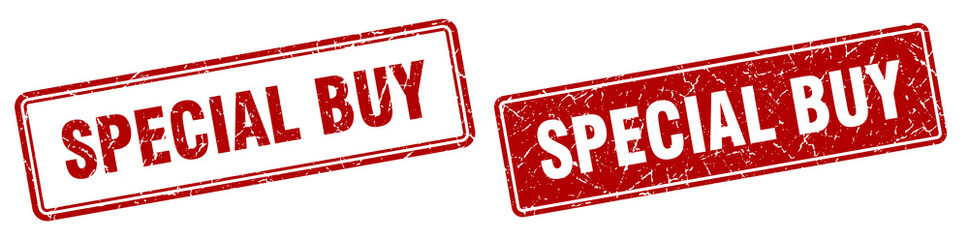 special buy stamp set. special buy square grunge sign
