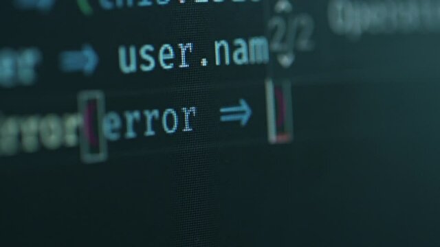 close up shot of a source code