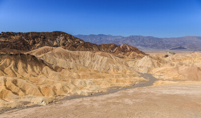 Fototapeta na wymiar Zabriskie Point Desert Views, Death Valley National Park, California